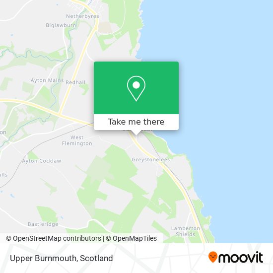 Upper Burnmouth map