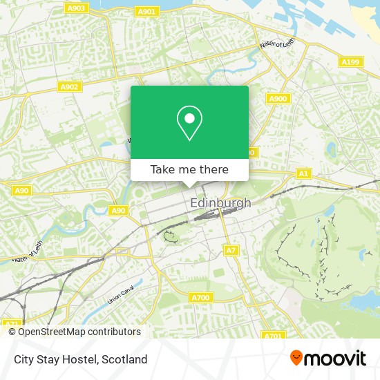 City Stay Hostel map
