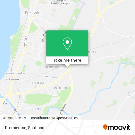 Premier Inn map