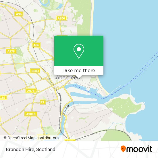 Brandon Hire map