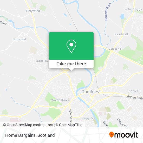 Home Bargains map