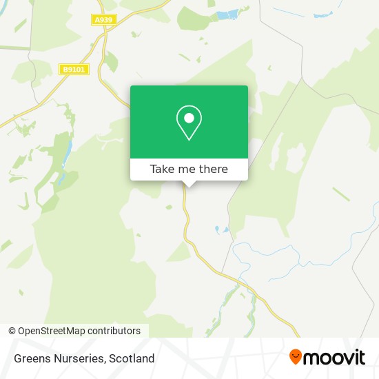 Greens Nurseries map