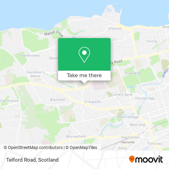 Telford Road map