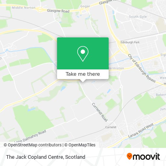 The Jack Copland Centre map