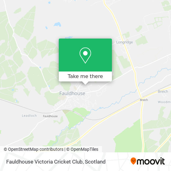 Fauldhouse Victoria Cricket Club map