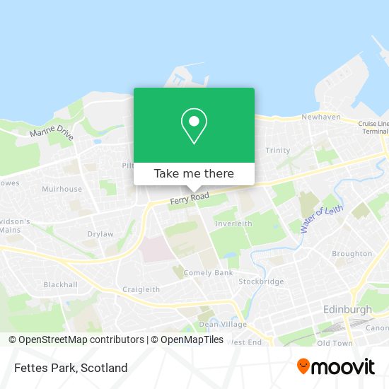 Fettes Park map