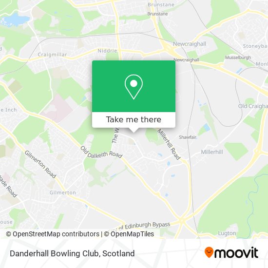 Danderhall Bowling Club map