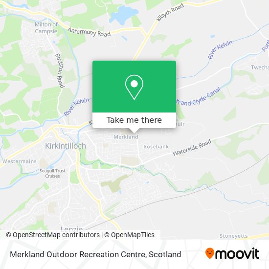 Merkland Outdoor Recreation Centre map