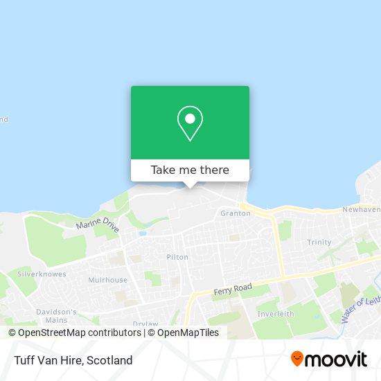 Tuff Van Hire map