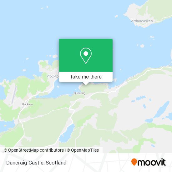 Duncraig Castle map