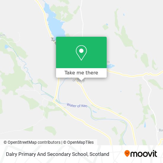 Dalry Primary And Secondary School map