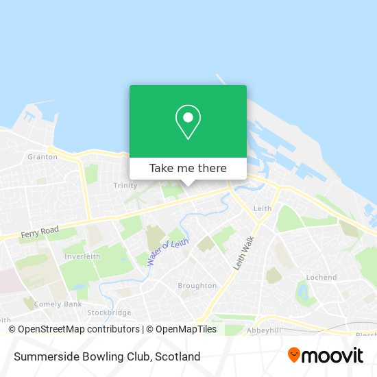 Summerside Bowling Club map