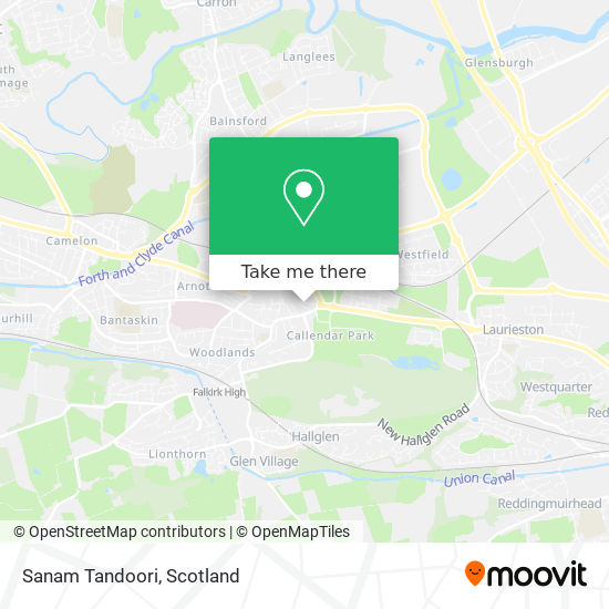 Sanam Tandoori map