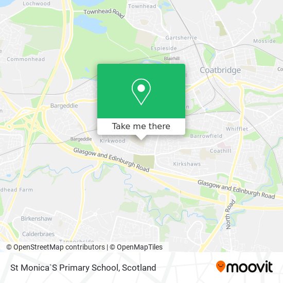 St Monica`S Primary School map
