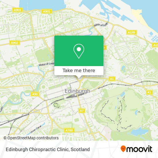 Edinburgh Chiropractic Clinic map