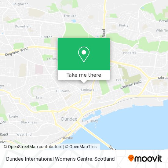 Dundee International Women's Centre map