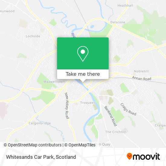 Whitesands Car Park map