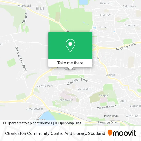 Charleston Community Centre And Library map