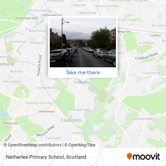 Netherlee Primary School map