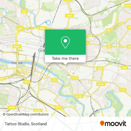 Tattoo Studio map