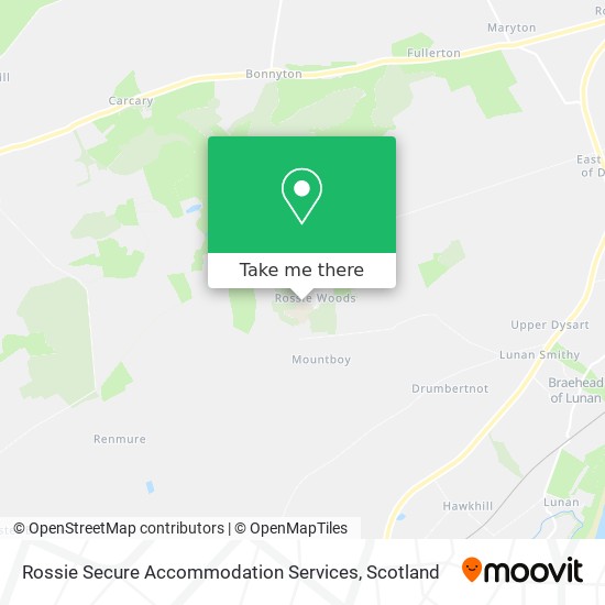 Rossie Secure Accommodation Services map