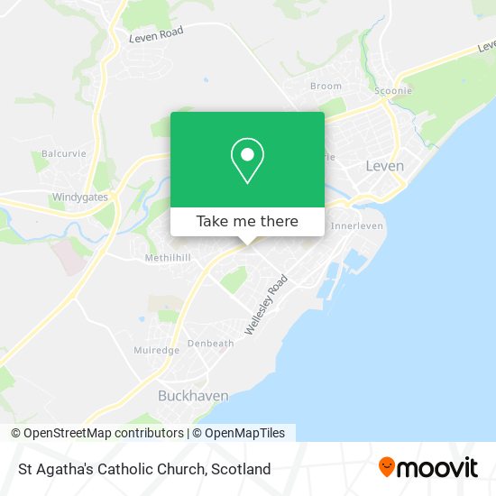 St Agatha's Catholic Church map