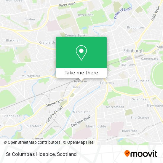 St Columba's Hospice map