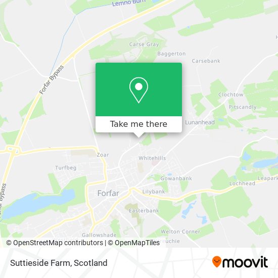 Suttieside Farm map