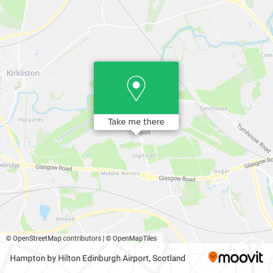 Hampton by Hilton Edinburgh Airport map