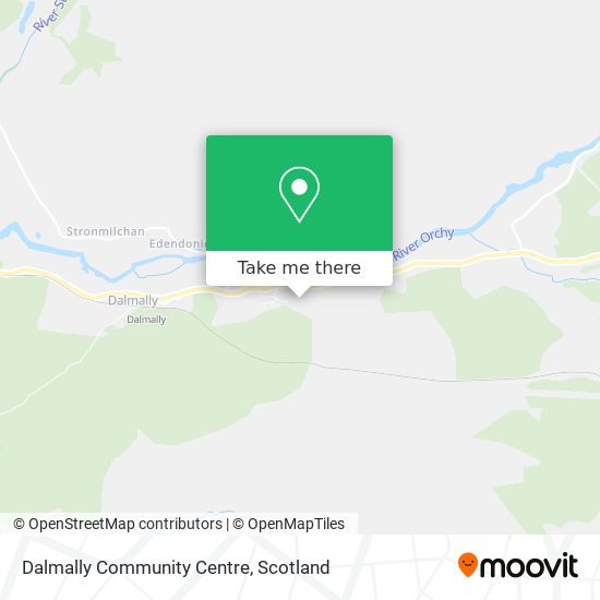 Dalmally Community Centre map