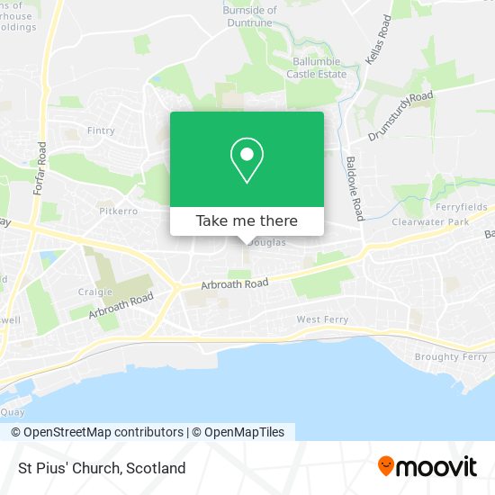 St Pius' Church map