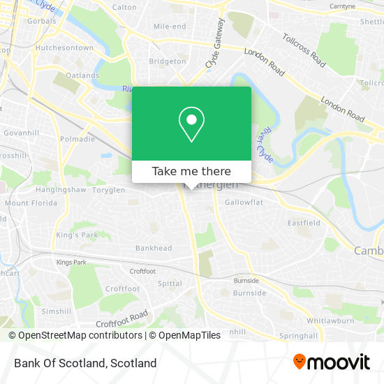 Bank Of Scotland map