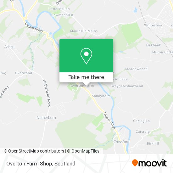 Overton Farm Shop map
