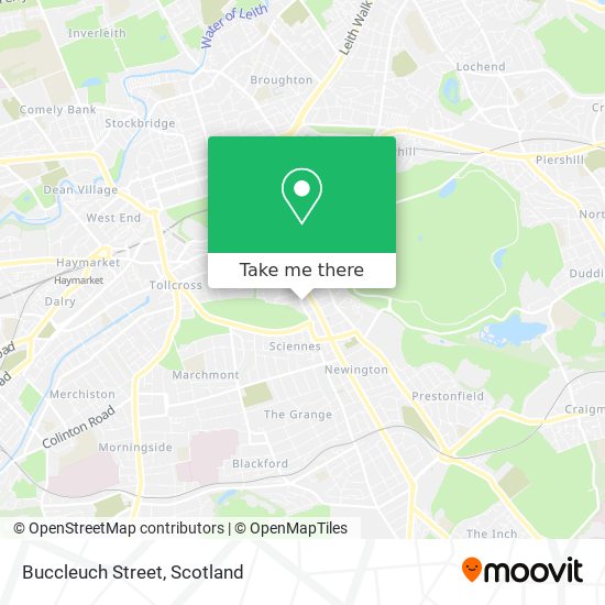 Buccleuch Street map