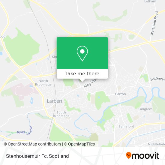 Stenhousemuir Fc map