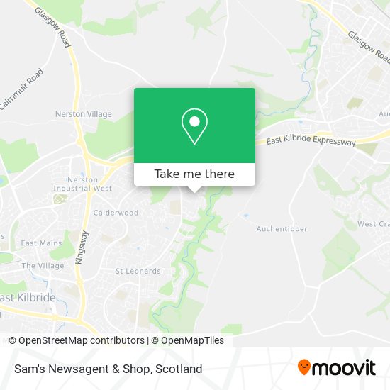 Sam's Newsagent & Shop map