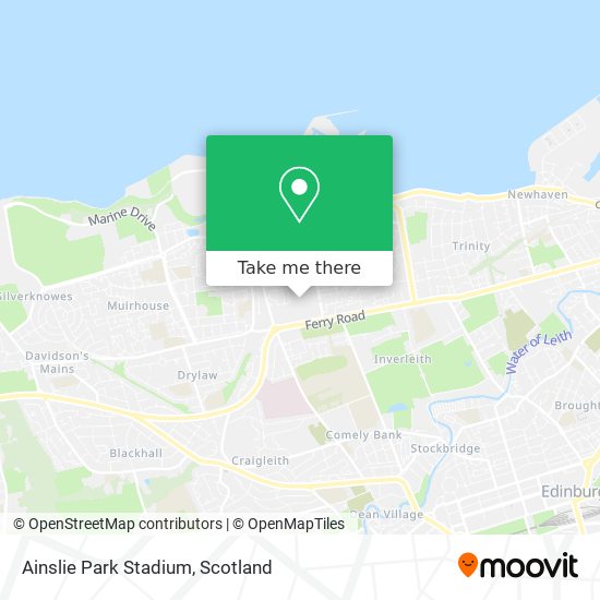 Ainslie Park Stadium map