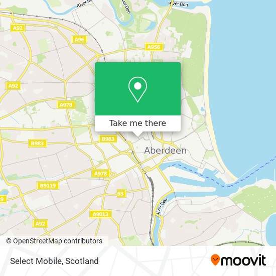 Select Mobile map