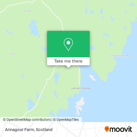 Arinagour Farm map