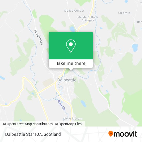 Dalbeattie Star F.C. map