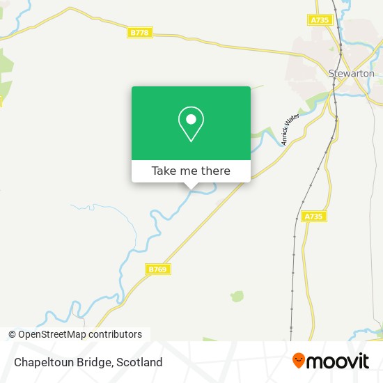 Chapeltoun Bridge map