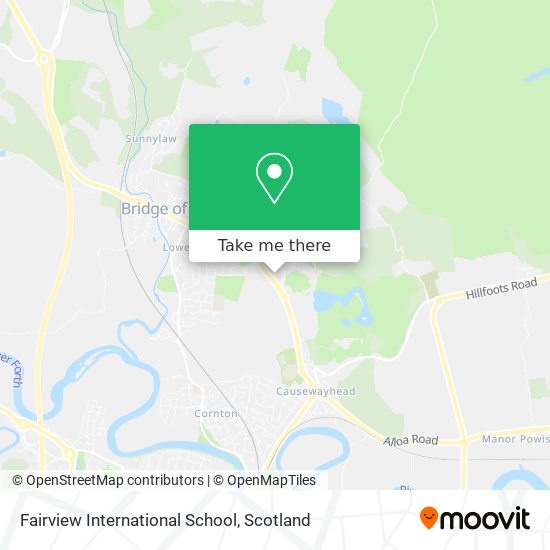 Fairview International School map