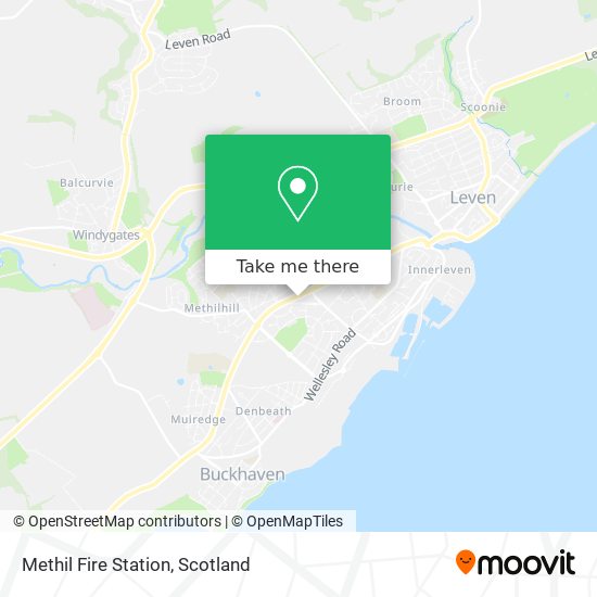 Methil Fire Station map