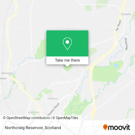 Northcraig Reservoir map