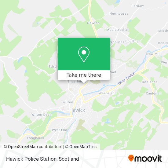 Hawick Police Station map