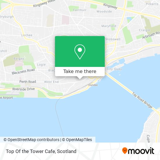 Top Of the Tower Cafe map