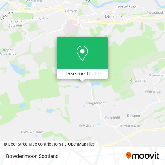 Bowdenmoor map