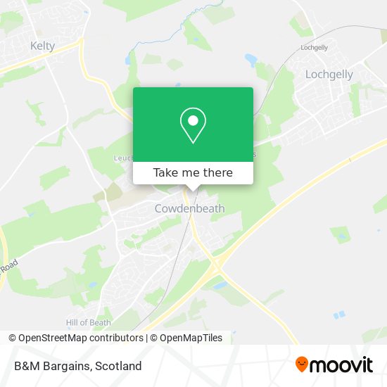B&M Bargains map