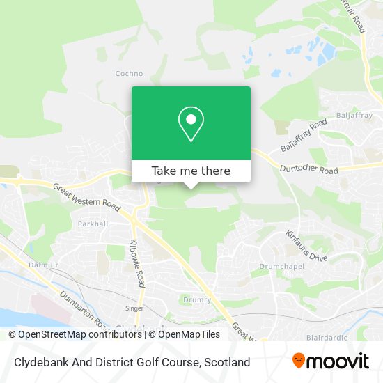 Clydebank And District Golf Course map