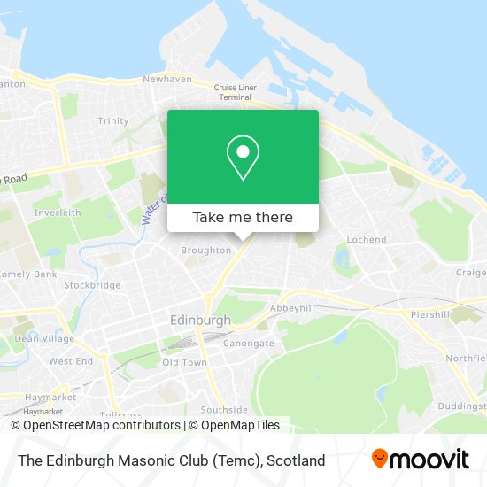 The Edinburgh Masonic Club (Temc) map